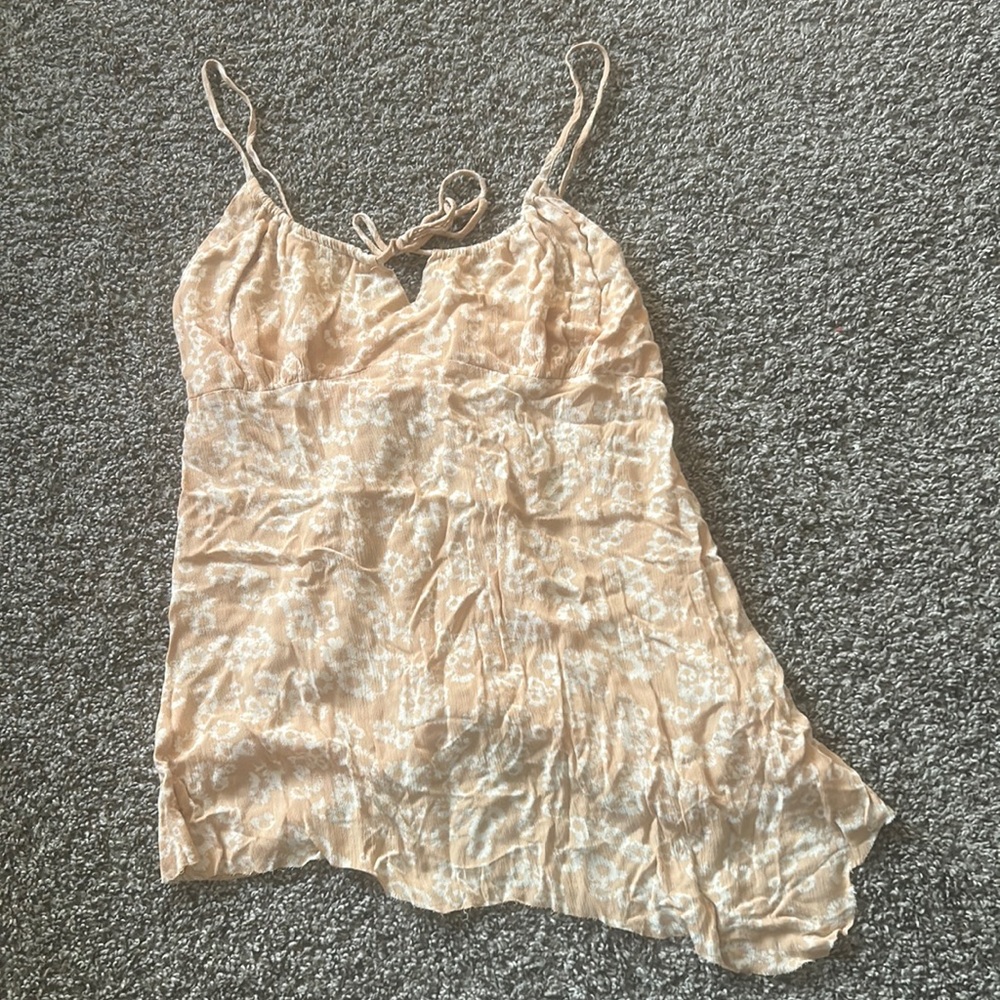 Rip Curl Cream Floral Tank Top